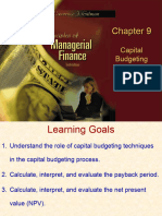 Capital Budgeting Techniques