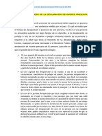 Etapas Del Proceso de La Declaración de Muerte Presunta