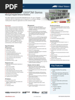 Allied Telesis GS970M Series Datasheet