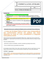 Atividade Prática de Mecânica I - Guia para relatório prévio