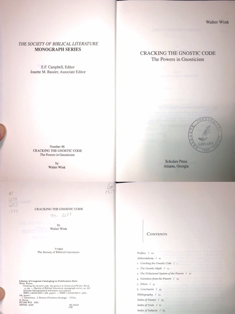  society of biblical literature monograph series walter wink
