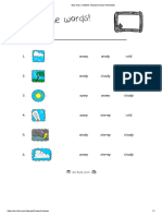 ESL-Kids - Weather Multiple Choice Worksheet