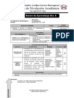 Sesión de Aprendizaje Semana 8 2023