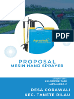 Sampul Proposal Bisnis Modern Biru Putih