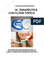 Odontología Preventiva Flúor Tópico