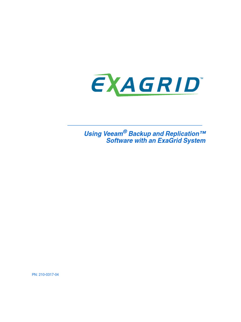 Best Practices and Deployment Veeam and ExaGrid | PDF | Backup | License