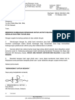 Surat Mohon Sumbangan Dana SKeMA Ladang Ta Ann