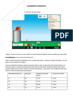 2.1 Lanzamiento Práctica de Física