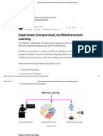 Supervised, Unsupervised, and Reinforcement Learning - by Renu Khandelwal - Medium