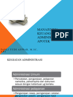 Administrasi Dan Keuangan Apotek