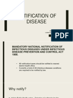 notification of disease