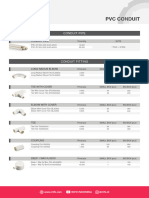 Riifo Pricelist Conduit 2022