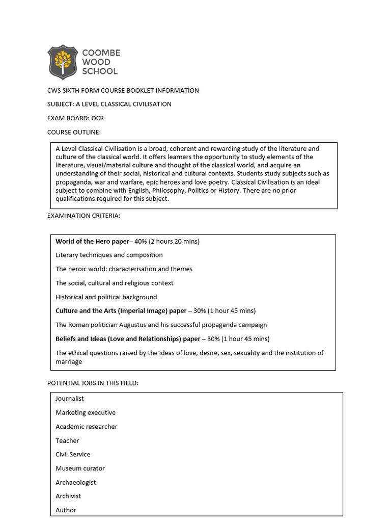 World of The Hero Paper - 40% (2 Hours 20 Mins) | PDF