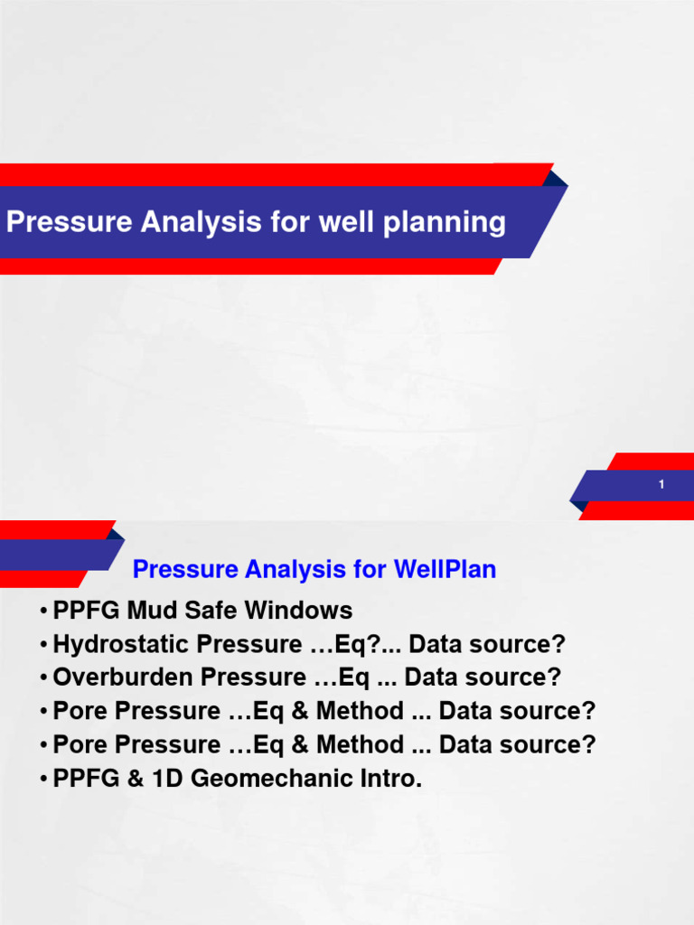 PPFG Drilling Pressure Analysis | PDF