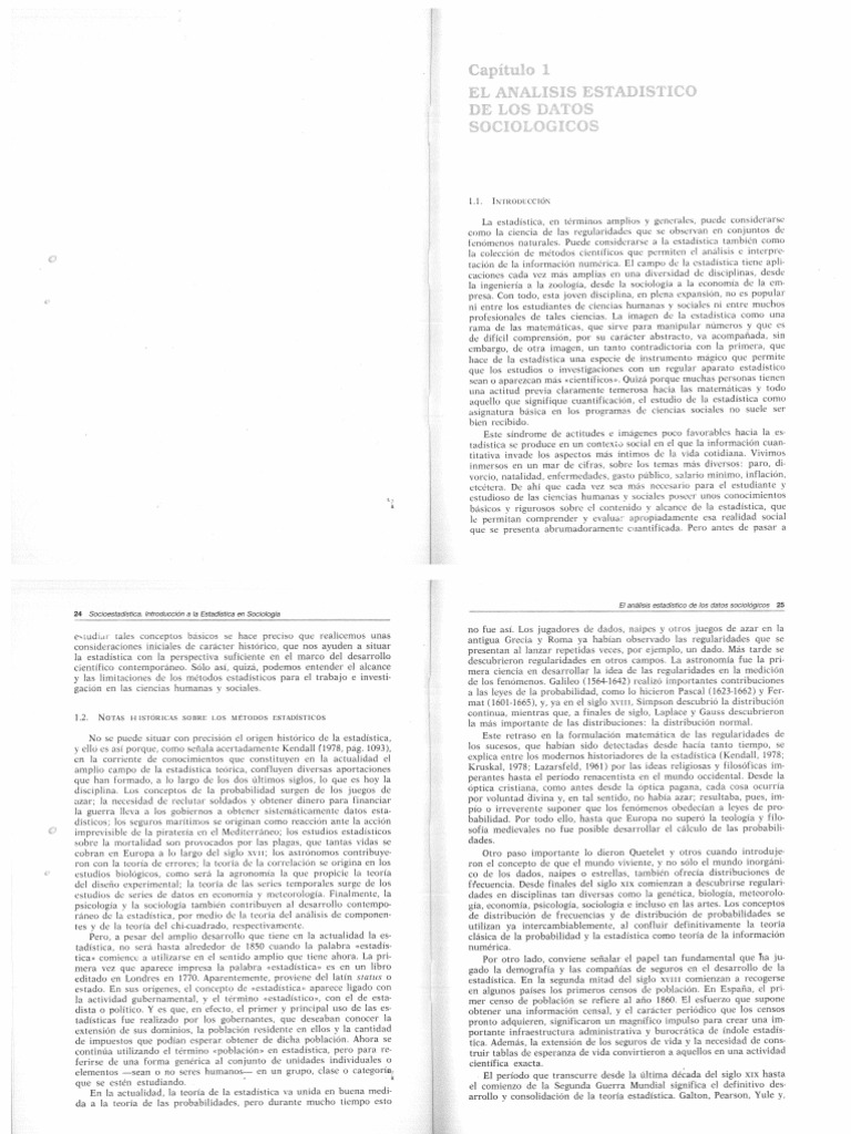 Manuel Garcia Ferrando Socioestadistica Cap 1 | PDF