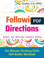 Following Directions (Grades 3 - Janine Toole PHD