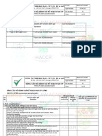 HACCP Audit Checklist