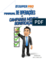 Manual Operações + Campanha Mensal Bonificação SP Oficial - 4 Trimestre 2023