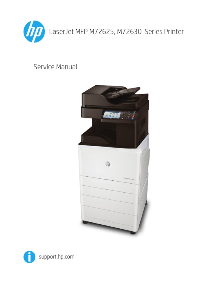 Laserjet MFP M72625, M72630 Series Printer | PDF