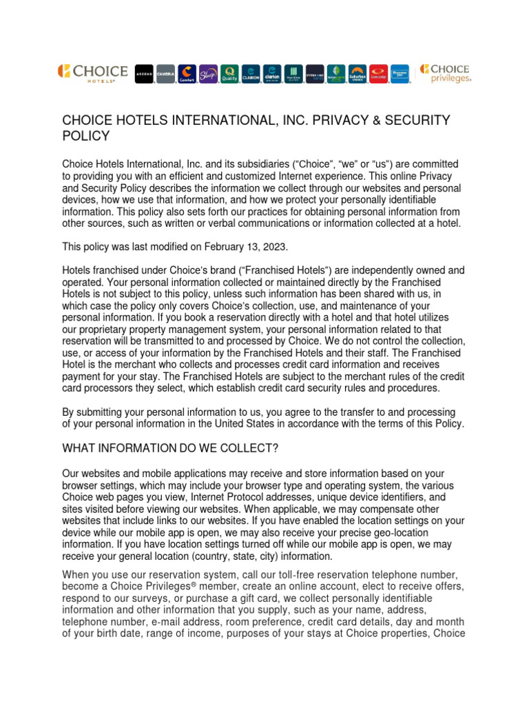 Printable Com Privacy Policy | PDF