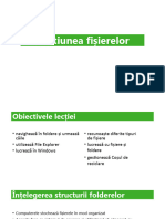 3 - Gestiunea Fisierelor