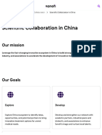 Sanofi CollaborationChina