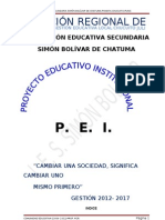 Dirección Regional de Educación Puno: Institución Educativa Secundaria Simón Bolívar de Chatuma