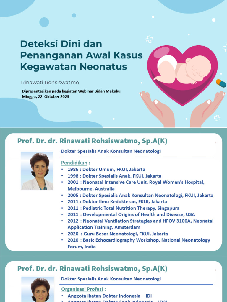 Penanganan Kegawatan Neonatus oleh Prof. Rinawati | PDF