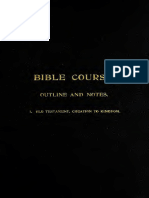 Bible Course Outline