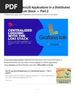 How To Log NestJS Applications in A Distributed System With Loki Stack - Part 2 - by Itchimonji - CP Massive Programming - Jan, 2023 - Medium