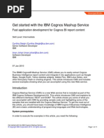 Cognos Mashup Service