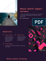 Mental Health Support Software