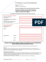 Please Ensure That All Sections Are Completed and You Have Signed at The Bottom of The Form