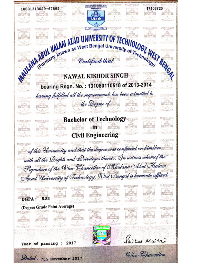 B Tech Degree | PDF
