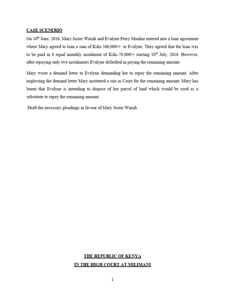 Application for Attachment Order | PDF