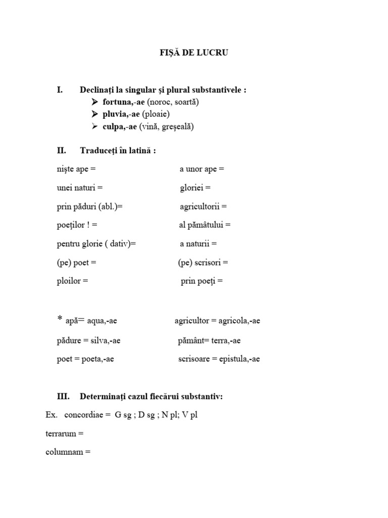 739 fisa de lucru pdf