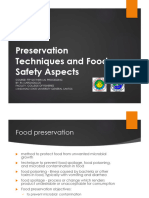 Lec 2 - Fishery Preservation Techniques and Food Safety Aspects PDF