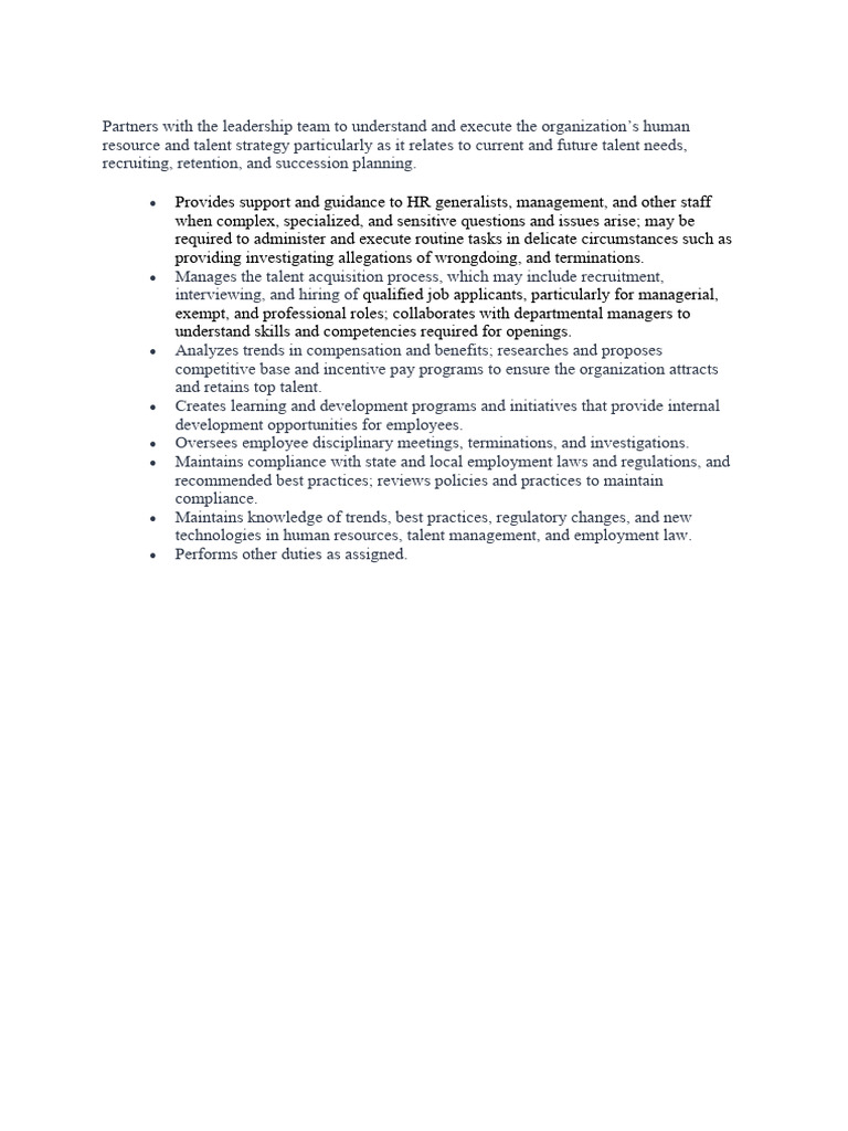 HR Strategy & Talent Management Guide | PDF