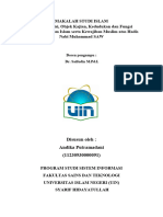 Andika Putramadani - Tugas Studi Islam - Materi Ke 4 Hadis: Definisi, Objek Kajian, Kedudukan Dan Fungsi Sejarahnya Dalam Islam