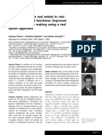 Aligning Corporate Real Estate To Real Estate Investment Functions: Improved Property Decision Making Using A Real Option Approach