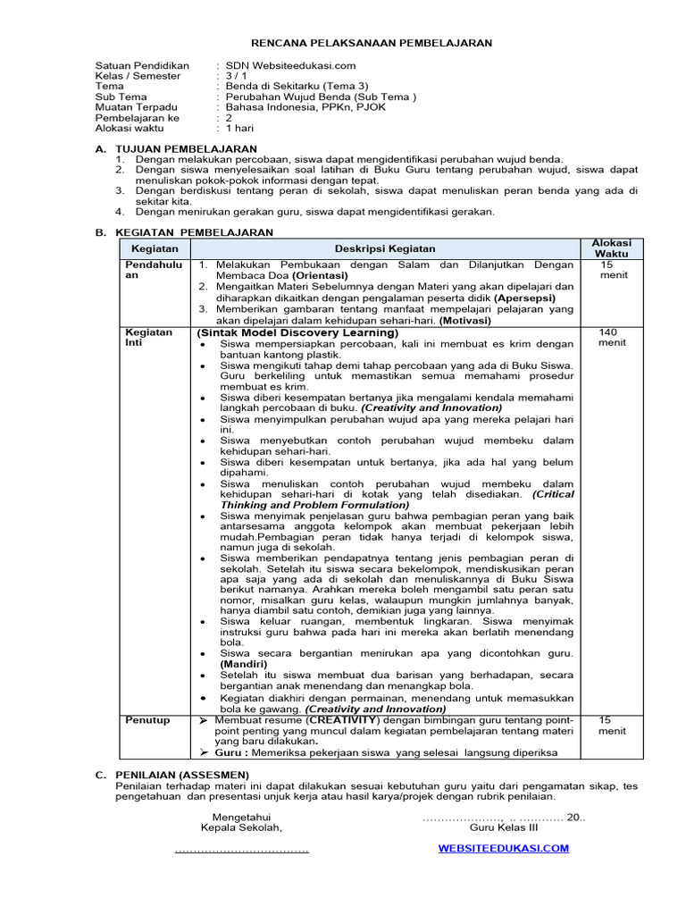Sintak model discovery learning thinking and problem formulation pdf