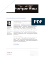 Innovation Watch Newsletter 10.21 - October 8, 2011