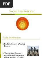 Social Institutions Final