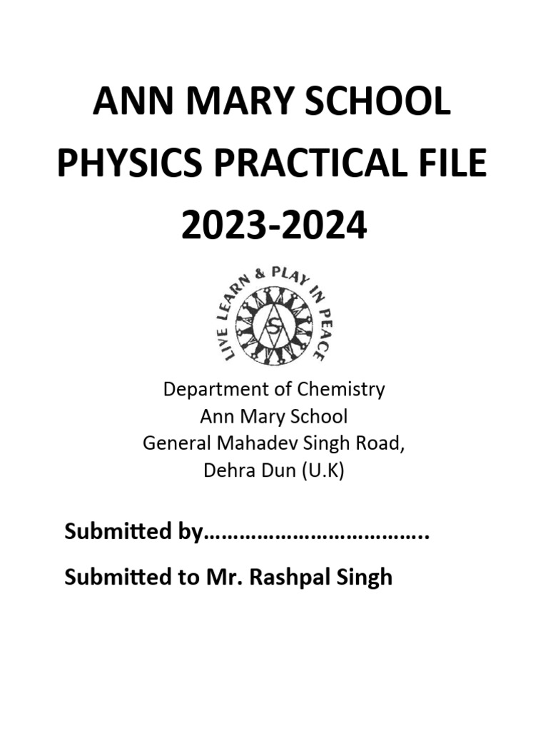 Physics Lab Manual PDF