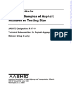 AASHTO R 47 2019 Sample Reducing For Asphalt Mixtures