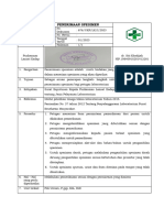 Sop Penerimaan Spesimen