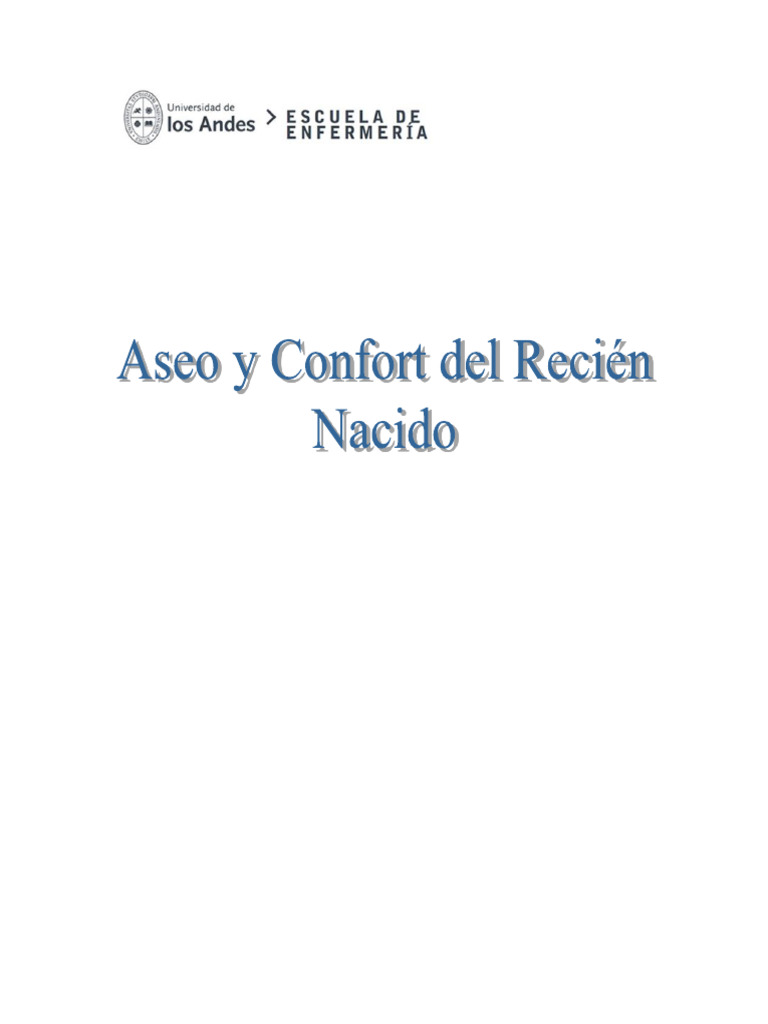Gu%C3%ADa+Taller+Aseo+y+Confort+RN | PDF | Infantes | Lavado de manos