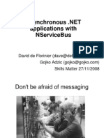 Applications With Nservicebus: David de Florinier (Dave@Deflorinier - Me.Uk) Skills Matter 27/11/2008