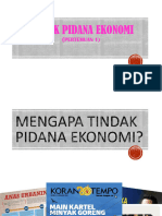 Tindak Pidana Ekonomi 1 