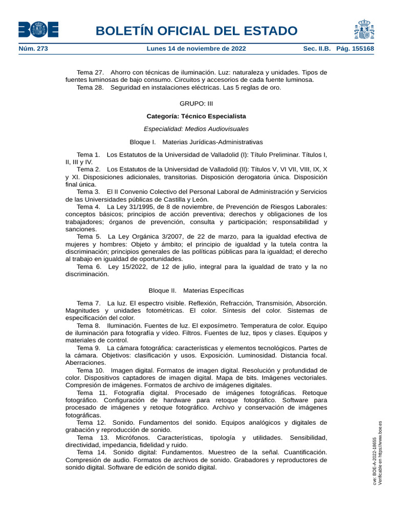 TEMARIO | PDF